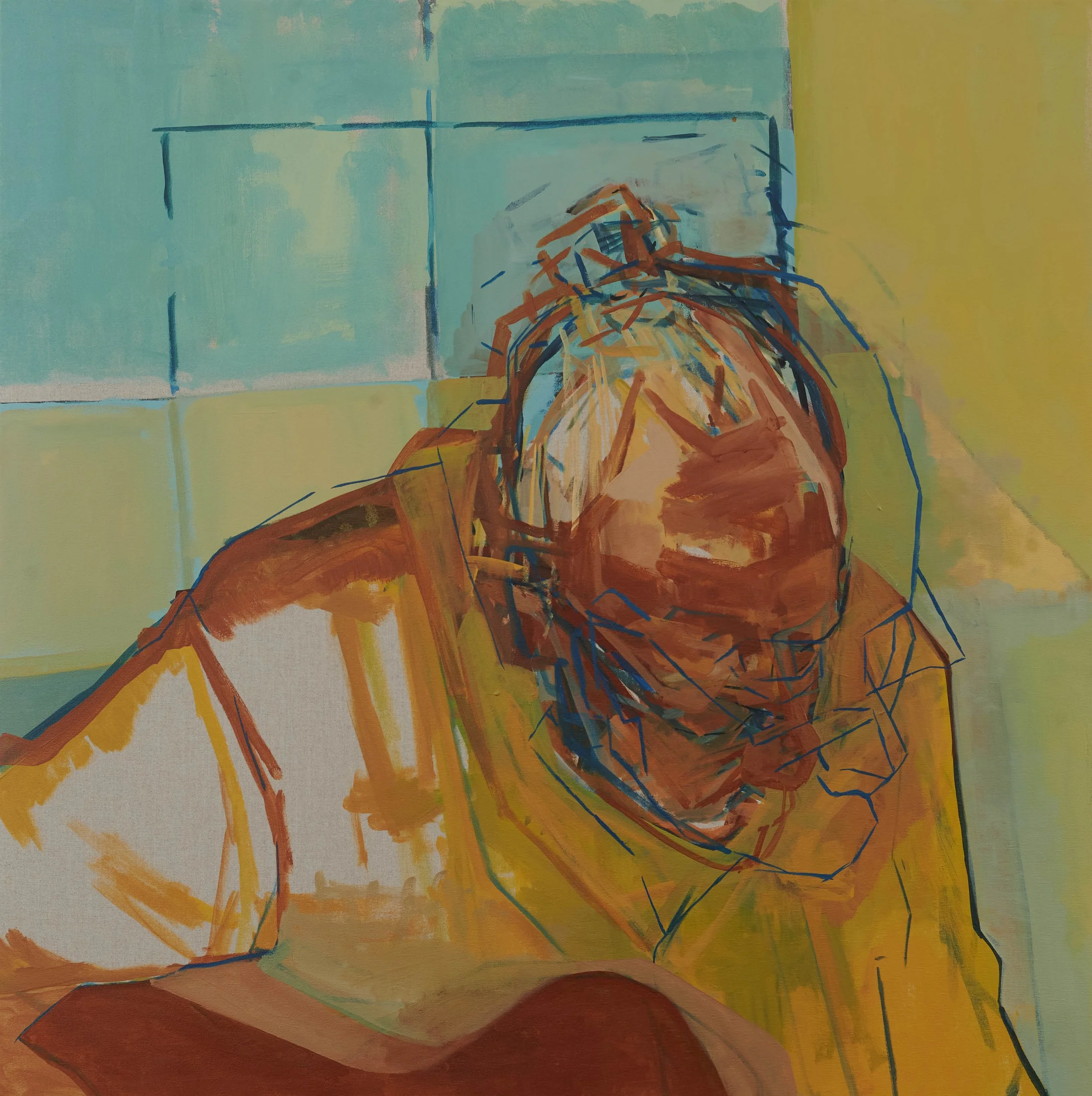 Richard Moss
G.G.N. Dynamic head II
2023
Acrylic on Linen
100 x 100 cm | 39 x 39 in