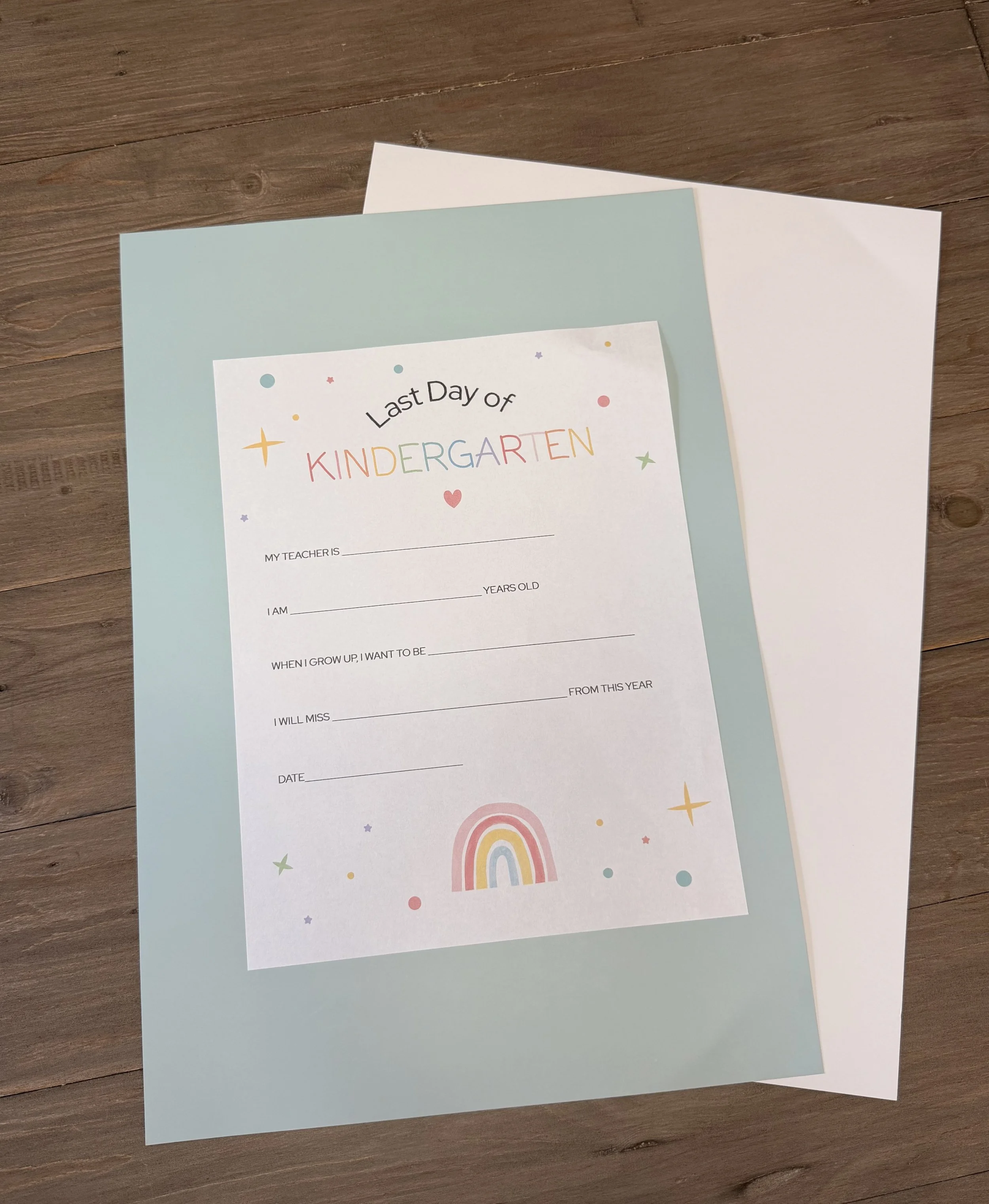 Last Day of School Keepsake Signs