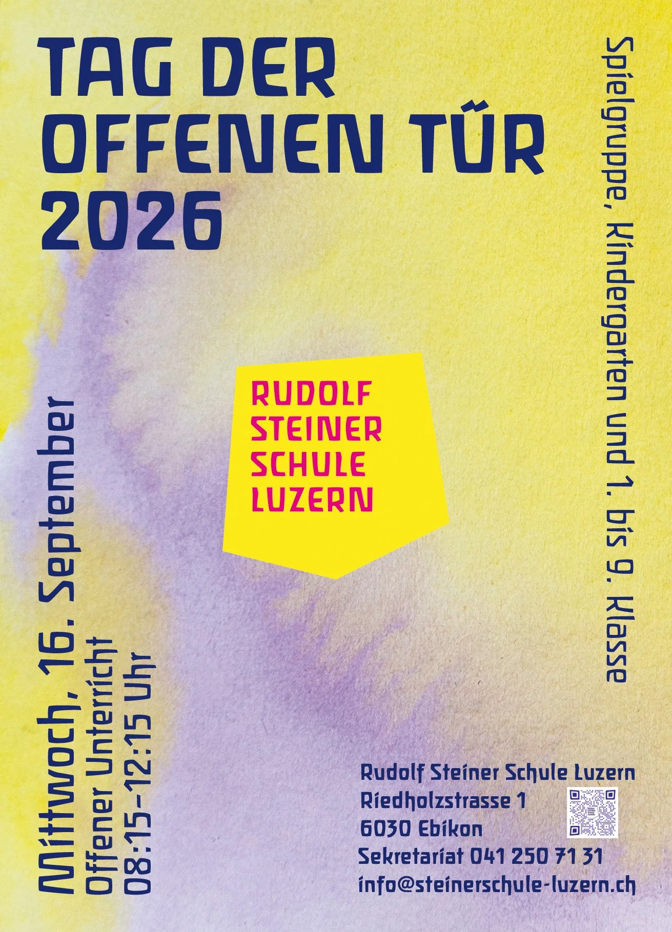 Tag der offenen Tür 16. September 2026&nbsp;