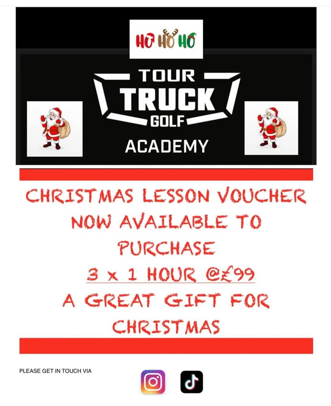🎁 Christmas Offers 🎁 @tour_truck_golf_academy 🎄