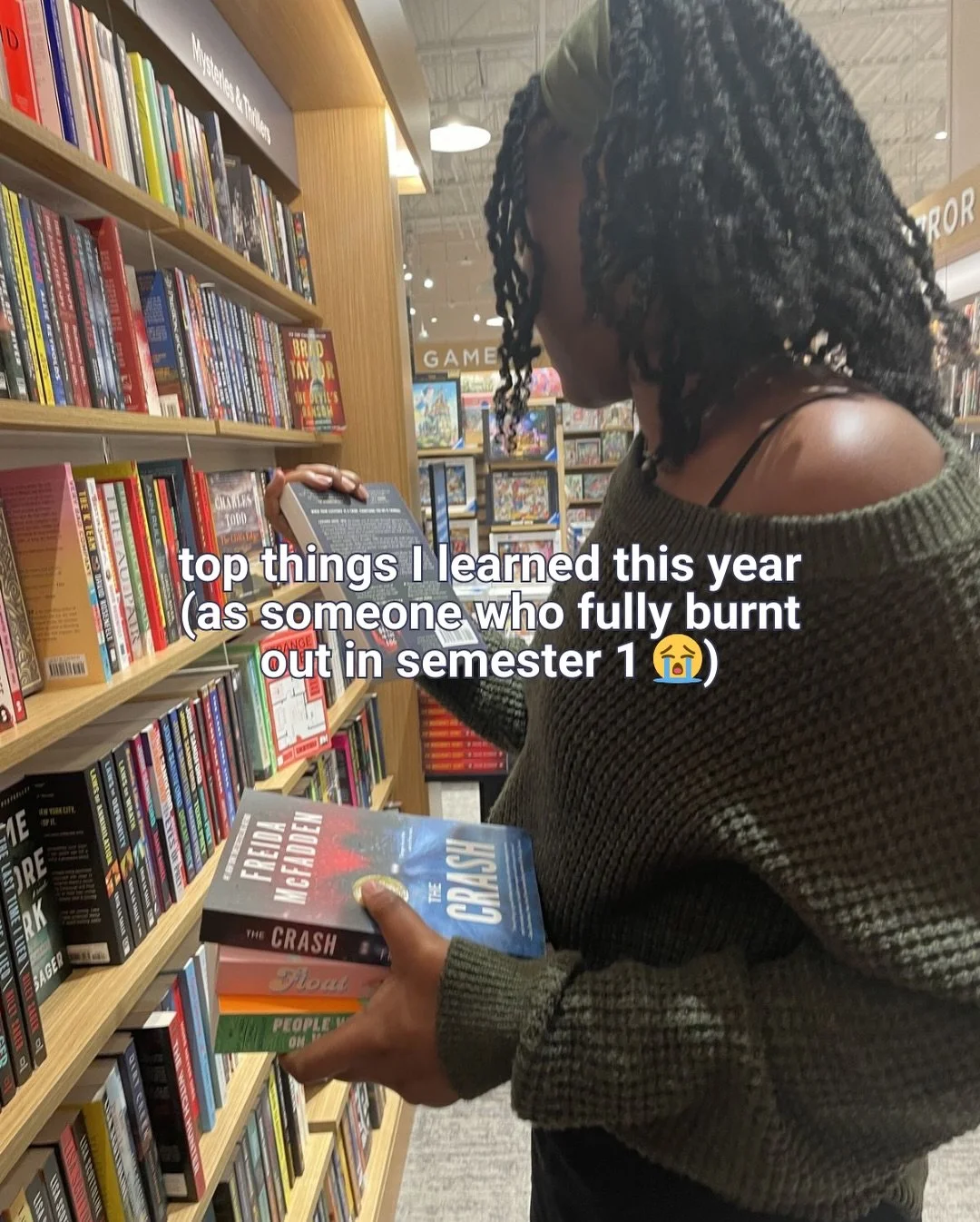 This year humbled me in ways I was NOT prepared for 😭

Burnt out by October, cried over 3 different group projects, and learned more about myself than any class could&rsquo;ve taught.

Here are the things that actually changed me (in a good way) 💛
