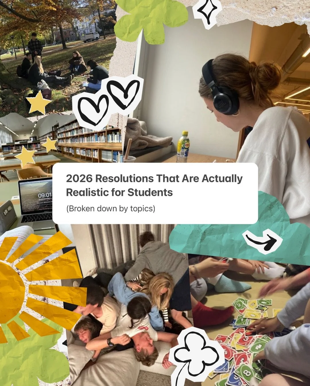 2025 was&hellip; a lot. 😬

Here&rsquo;s a little guide to actually surviving + thriving in 2026 without burning out.
Pick a few, don&rsquo;t pressure yourself, and let&rsquo;s do this one small step at a time ✨🫶

_
student mental health, new years 