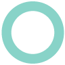 Light blue circular design.