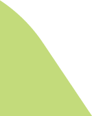 Lime green organic design element.