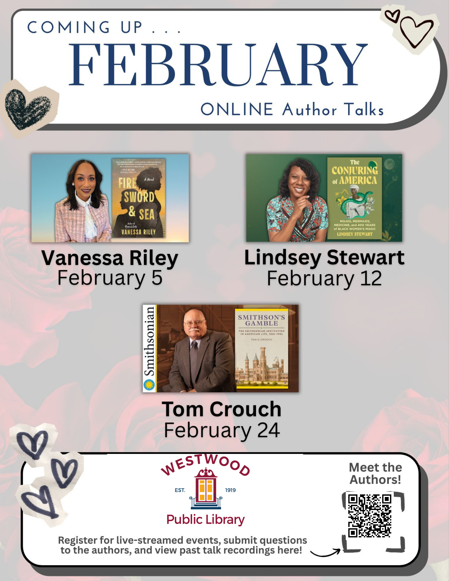 February Virtual Author Talks