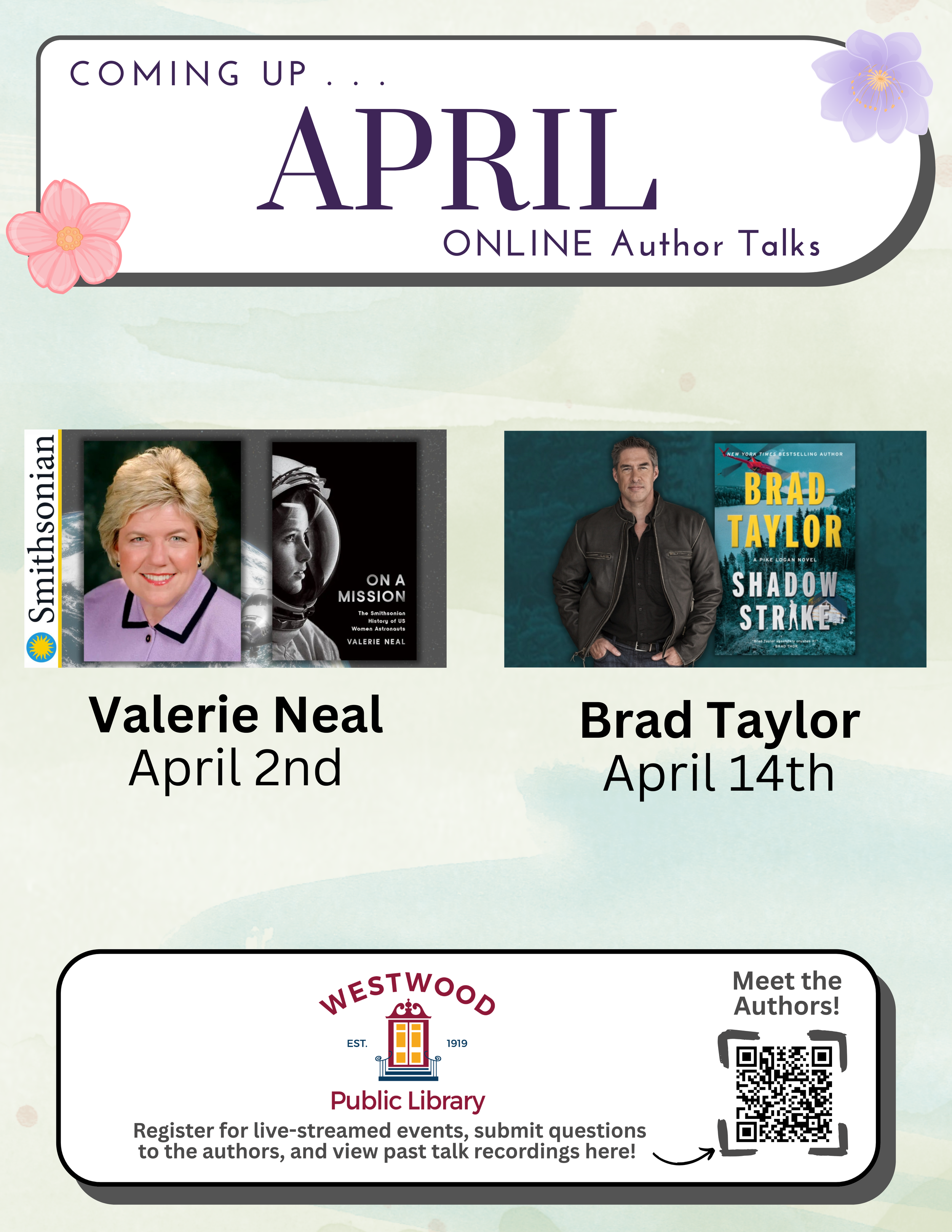 April Author Talks
