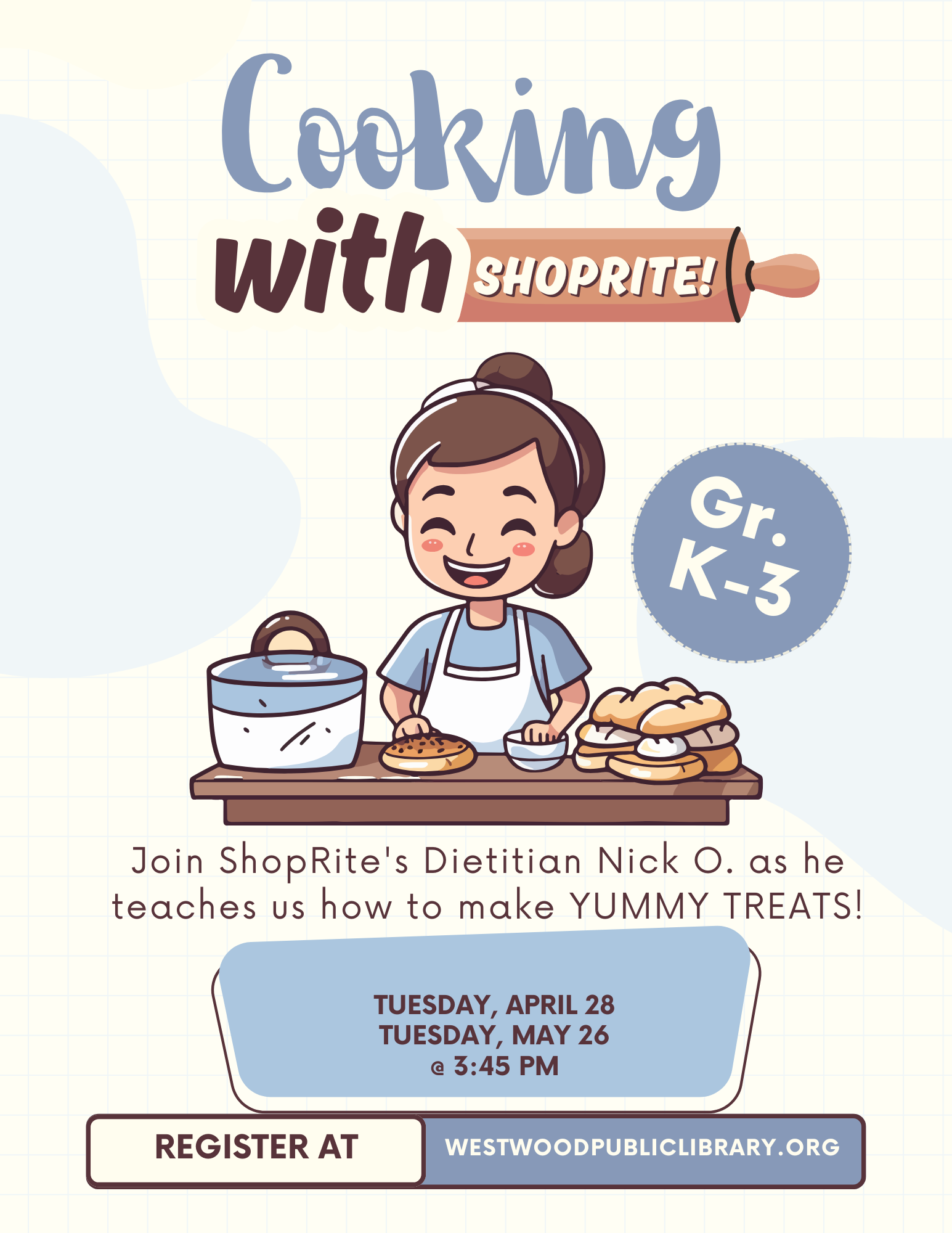 Cooking with Shop Rite grades K-3