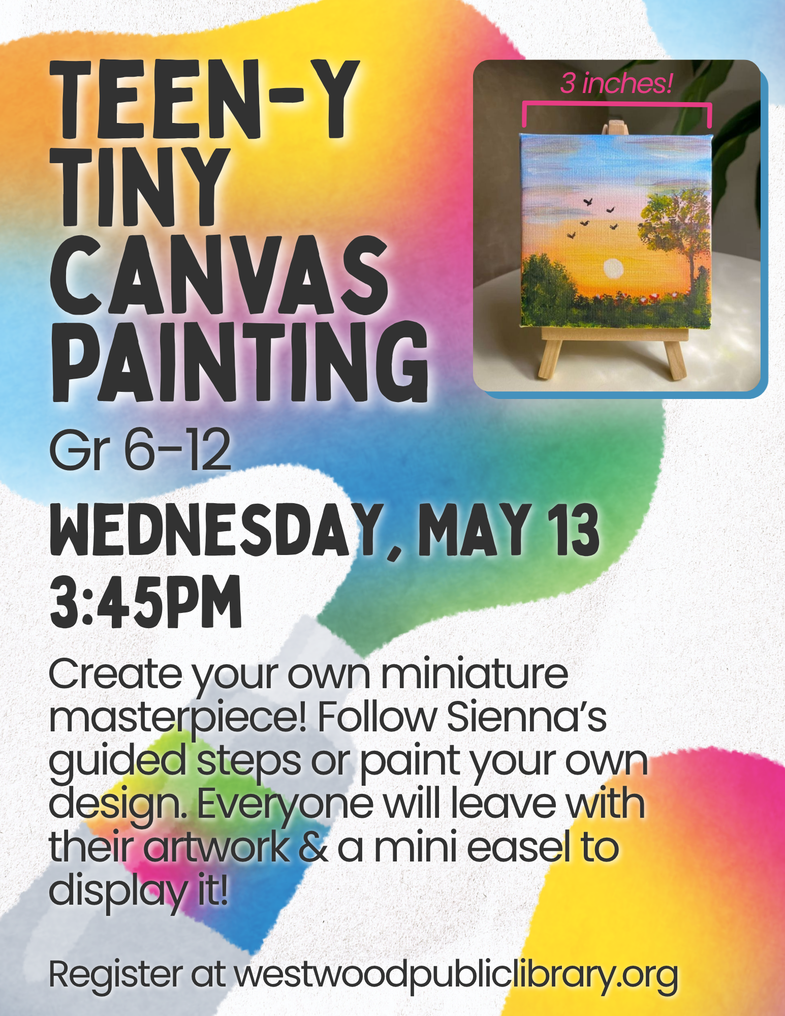 Tiny Canvas Painting