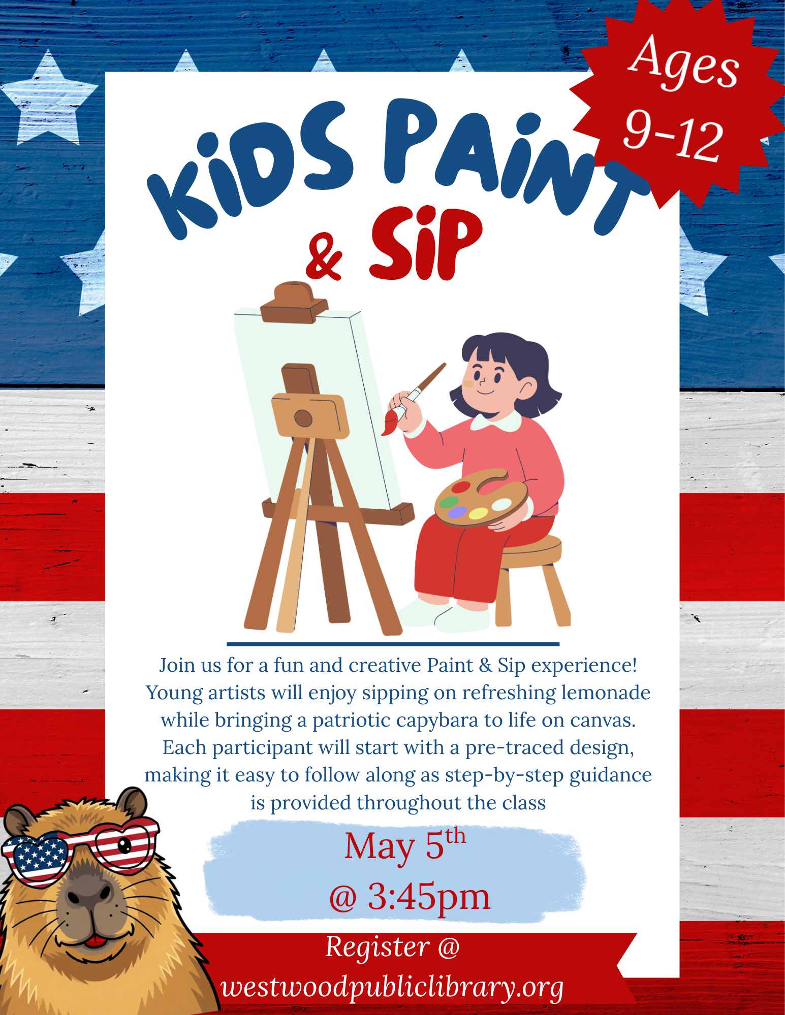 Kids Paint and Sip