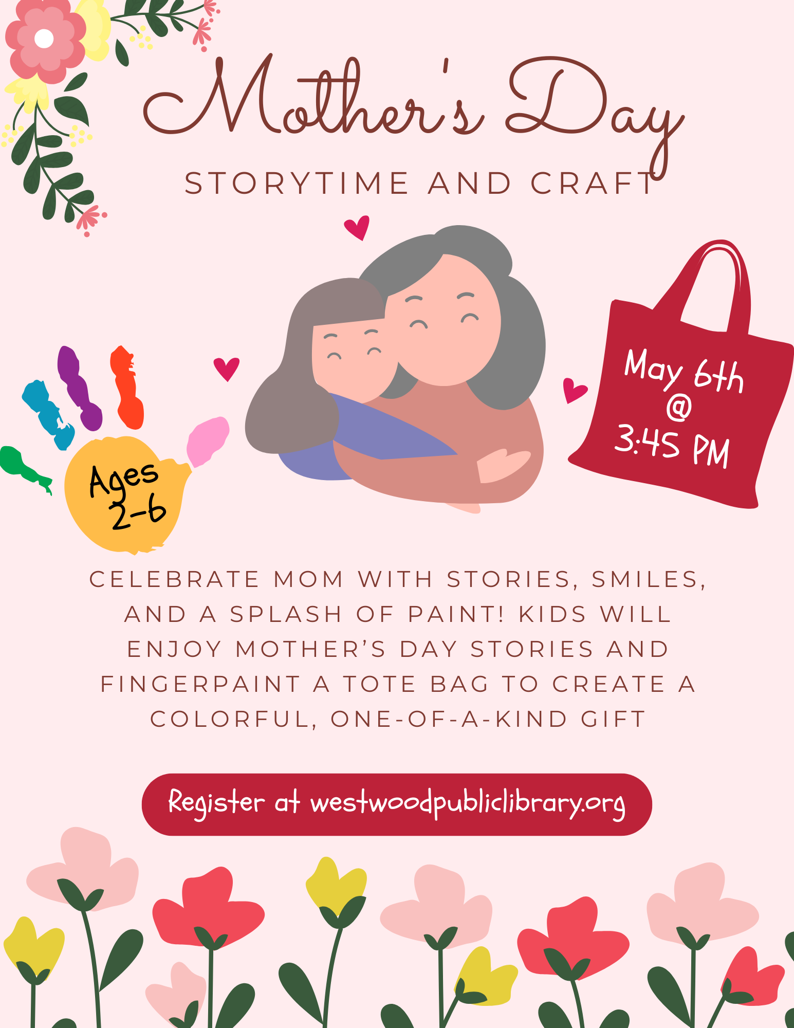 mother's day storytime and craft