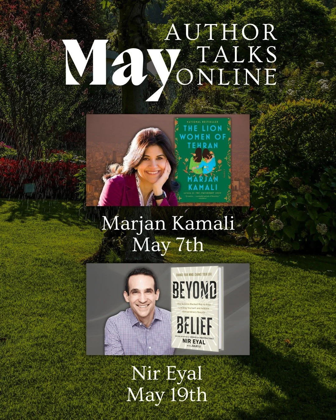 May you enjoy this month's awesome author talks! Register online, submit questions, and view more Online Author Talks at www.libraryc.org/westwoodpubliclibrary