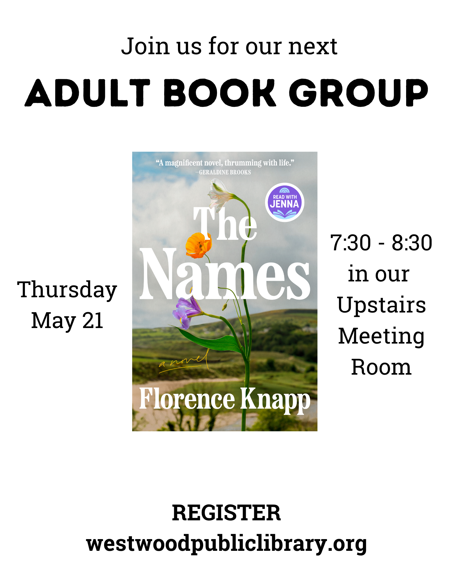 May Adult Book Group