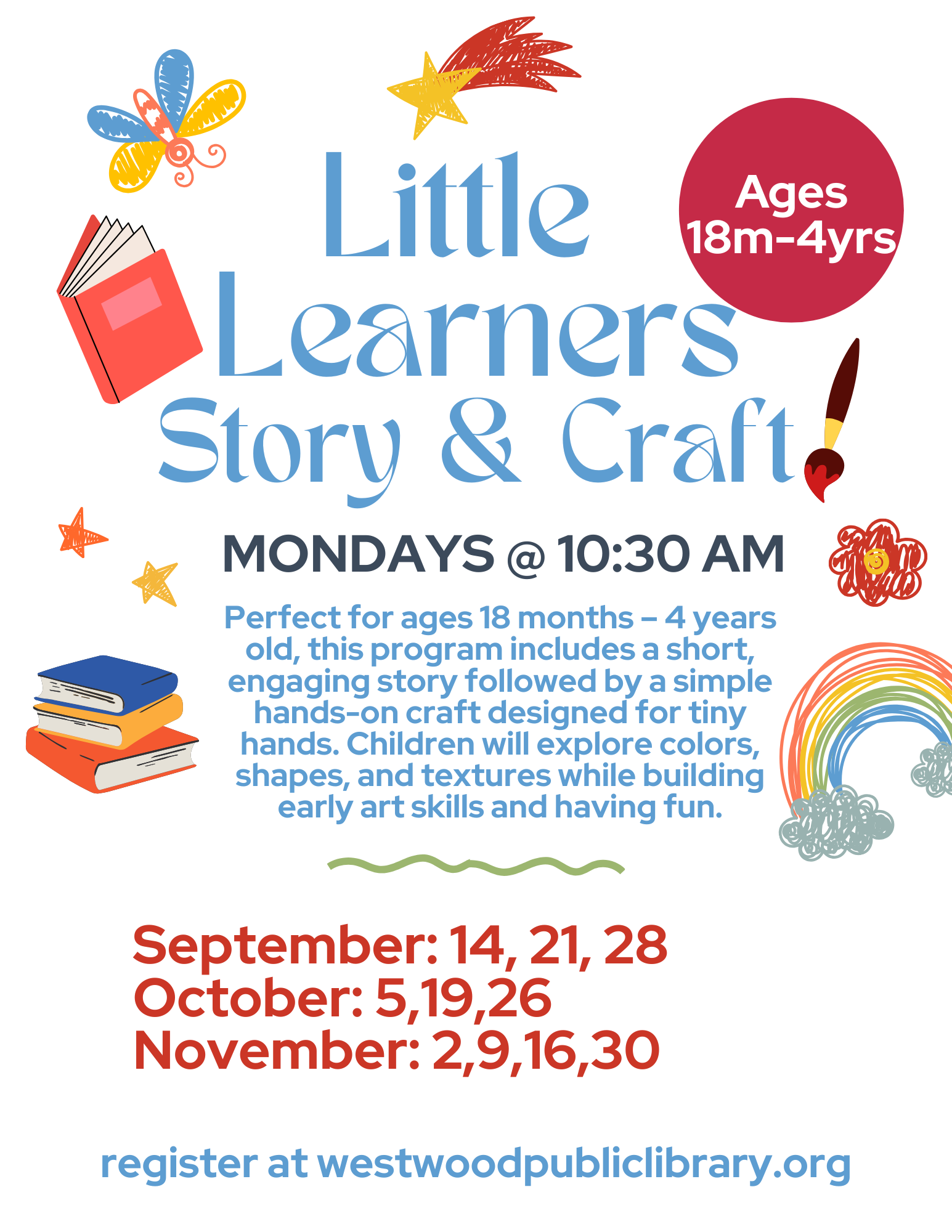 little learners storytime and craft