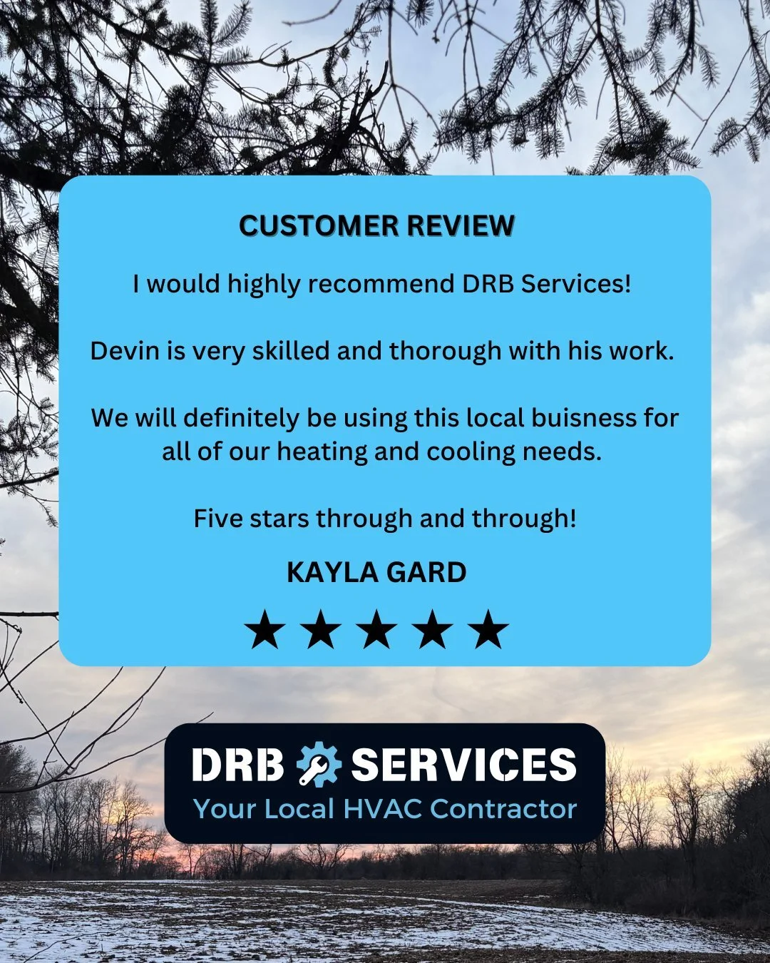 We&rsquo;re so grateful for kind words like these! ⭐💛

Thank you for choosing us to care for your home and for supporting a local HVAC company. Your feedback means the world to us and helps us continue serving our community with excellence every day