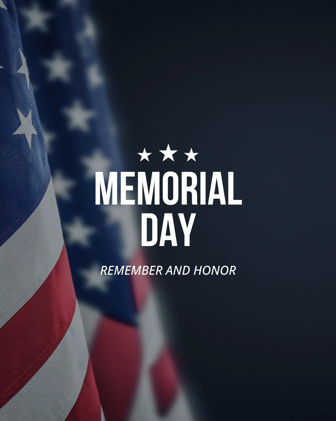 Today, we pause to honor and remember the brave men and women who made the ultimate sacrifice for our country. 🇺🇸

This Memorial Day, we are grateful for those who served and gave so much for the freedoms we enjoy every day. We hope everyone has a 