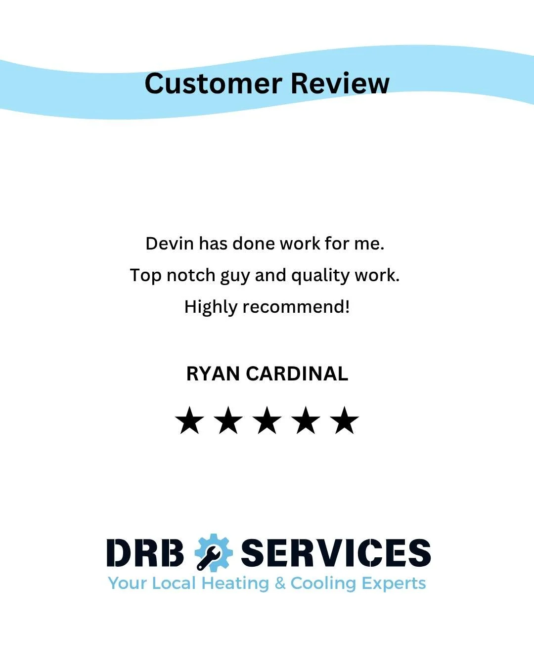 Thank you, Ryan for the kind words! It was great doing business with you.

Reviews like yours help new customers find us and feel confident choosing a company they can trust. ☺

Need HVAC help? Give us a call at 262-729-7795 or visit our website for 