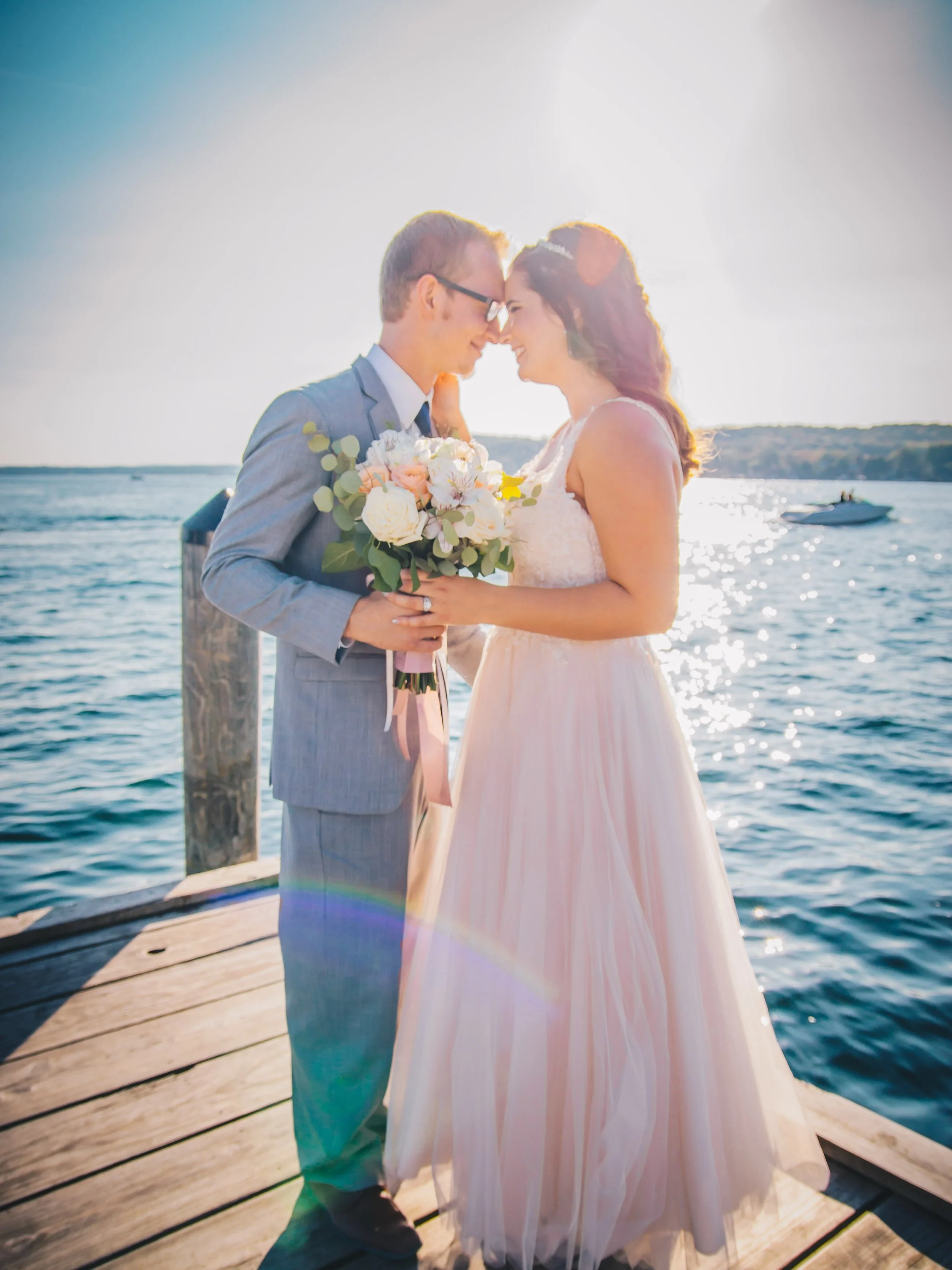 9 years ago today we said &ldquo;I do!&rdquo;
The life we have built together is so beautiful. Thank you, Devin for making all of our dreams come true. Love you forever &amp; ever. 💗
.
.
.
.
#anniversary #family #weddinganniversary #highschoolsweeth