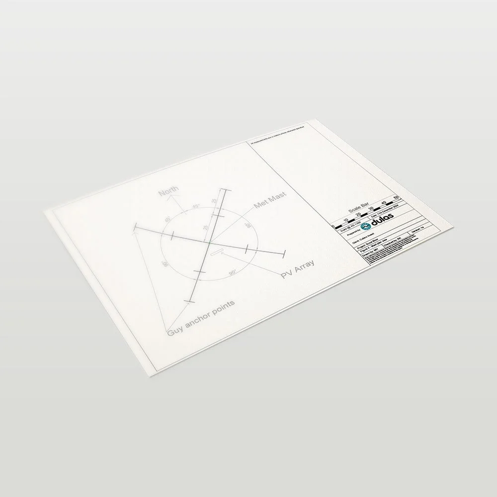 Figure 4 - Scout Moor - Mast Plan View - V1a