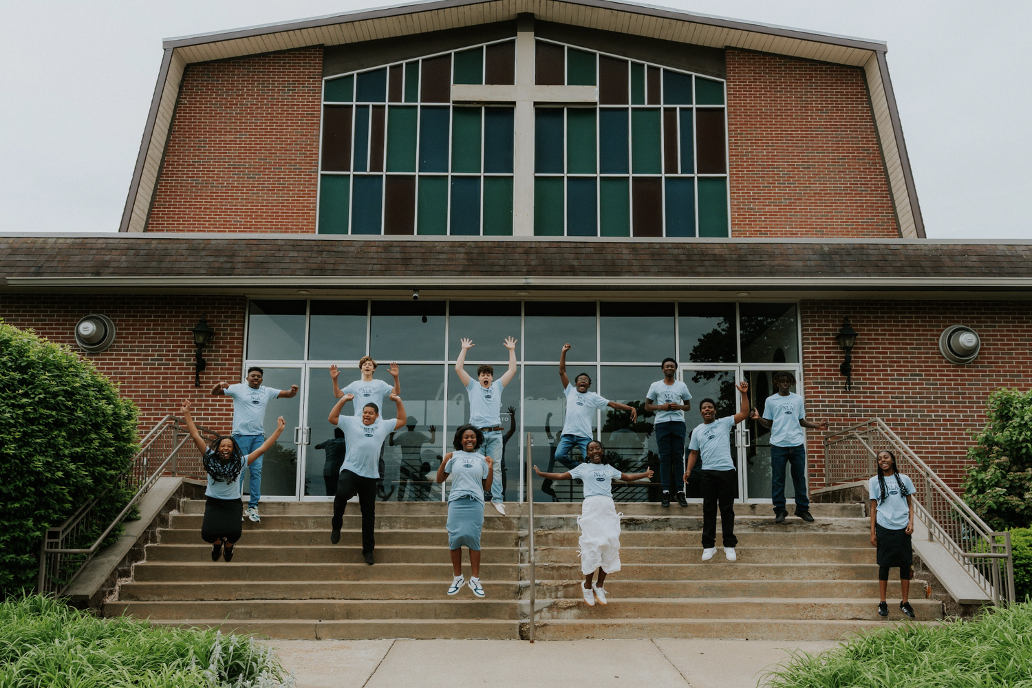 New Life Academy middle school graduates