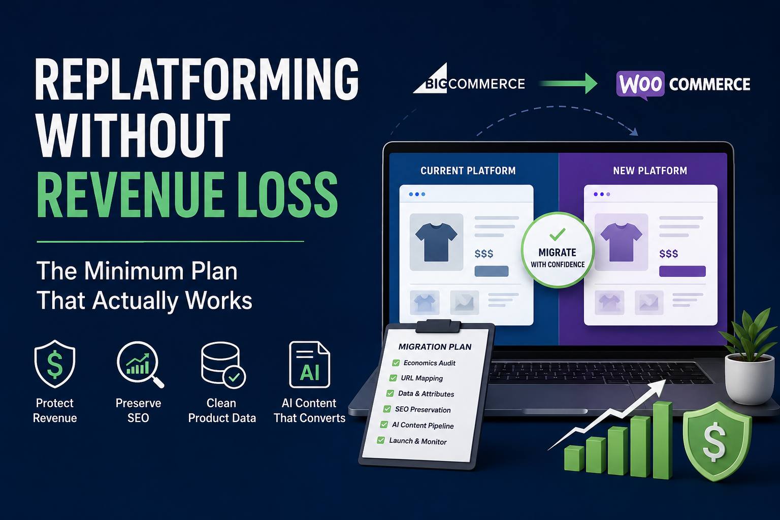Replatforming Without Revenue Loss: The Minimum Plan That Actually Works