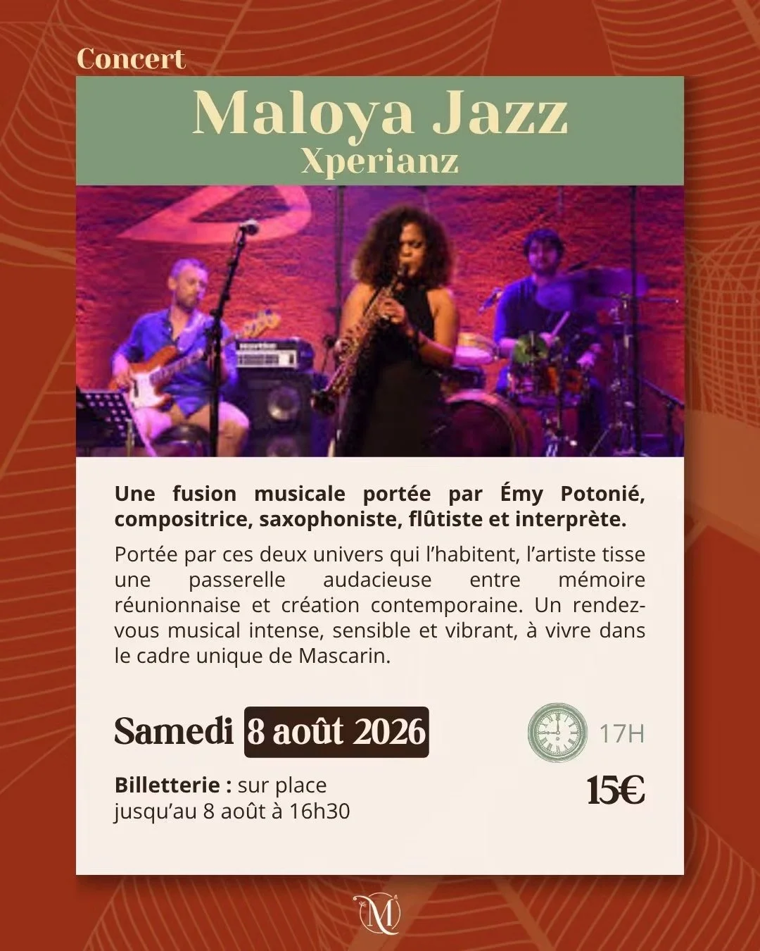 Concert au Jardin Botanique Mascarin de La Réunion