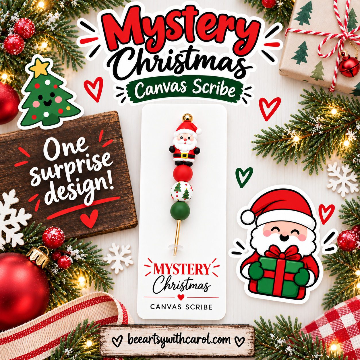 Mystery Christmas Canvas Scribe