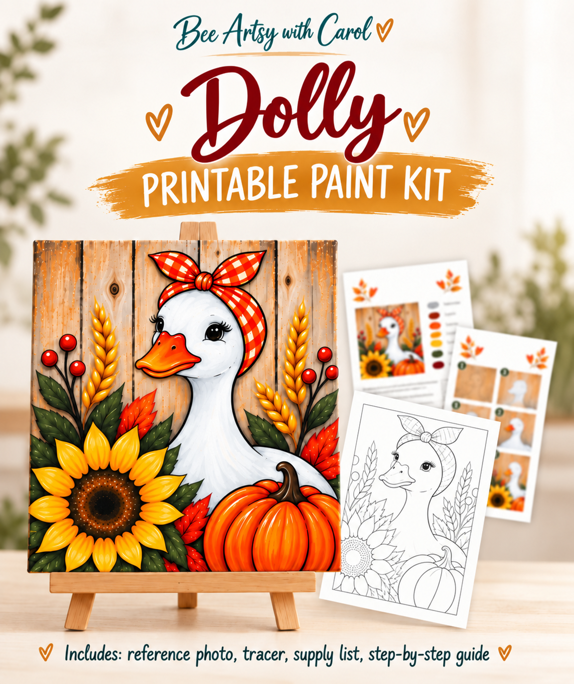 DOLLY ALL IN ONE PRINTABLE PAINT KIT