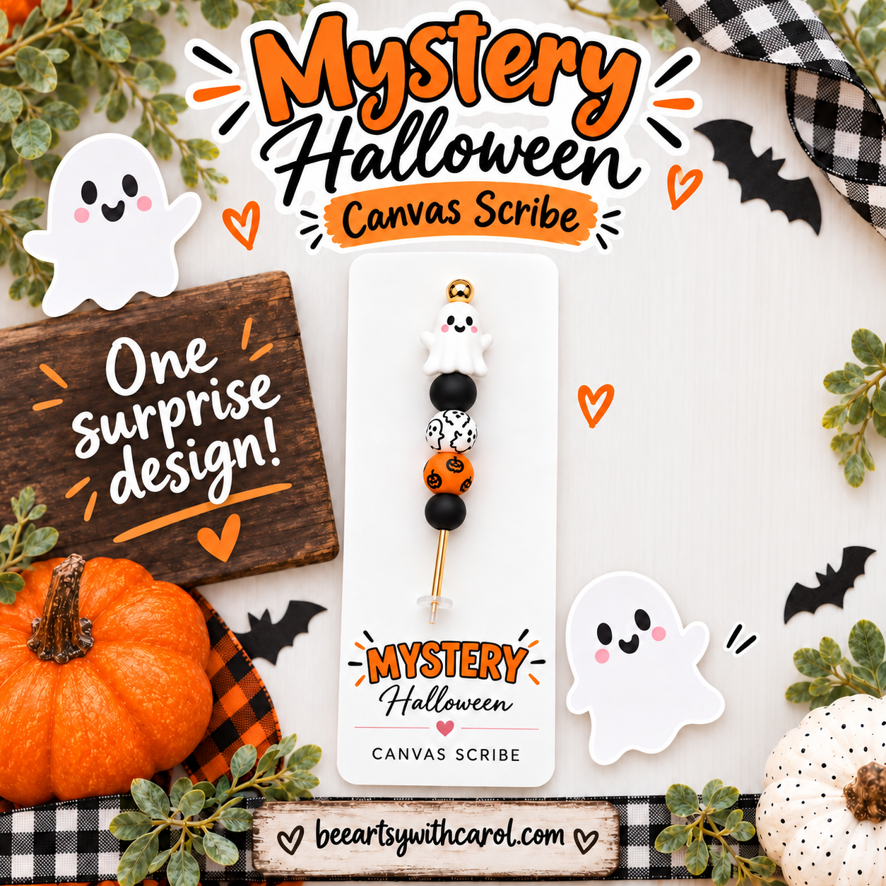 Mystery Halloween Canvas Scribe