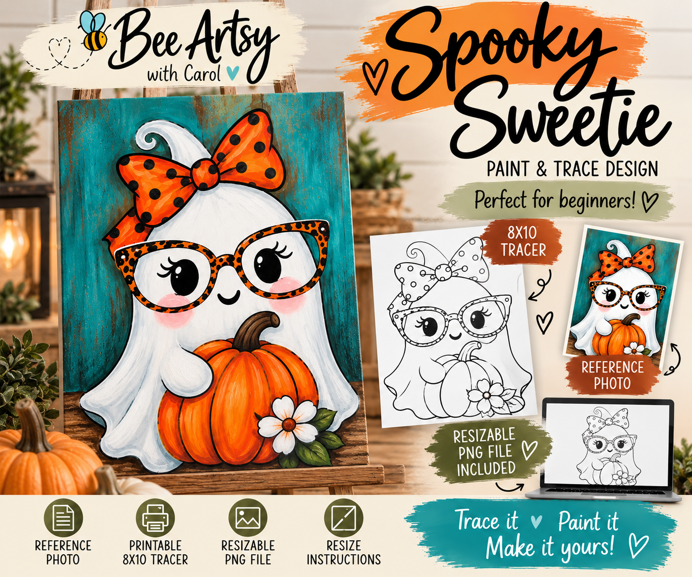 Spooky Sweetie Trace & Paint