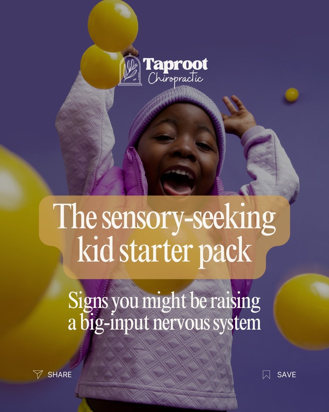 Some kids aren&rsquo;t &ldquo;too much.&rdquo; They just have nervous systems that need more input. 🧠

Jumping off furniture, crashing into the couch, climbing everything, chewing sleeves, spinning, constant movement&hellip; these are often signs of