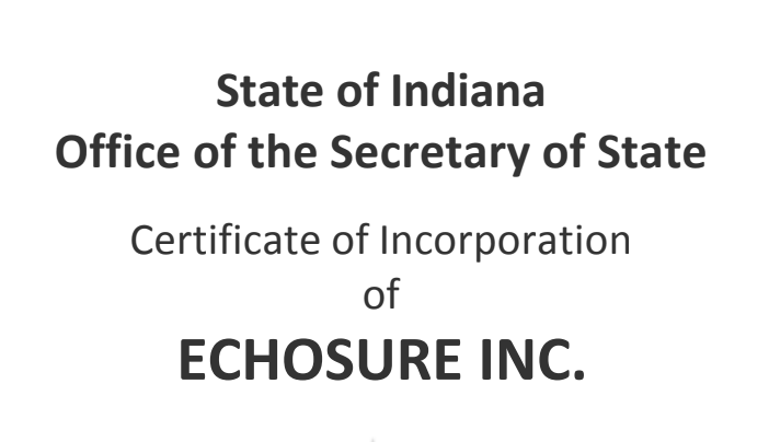 Officially Incorporated!