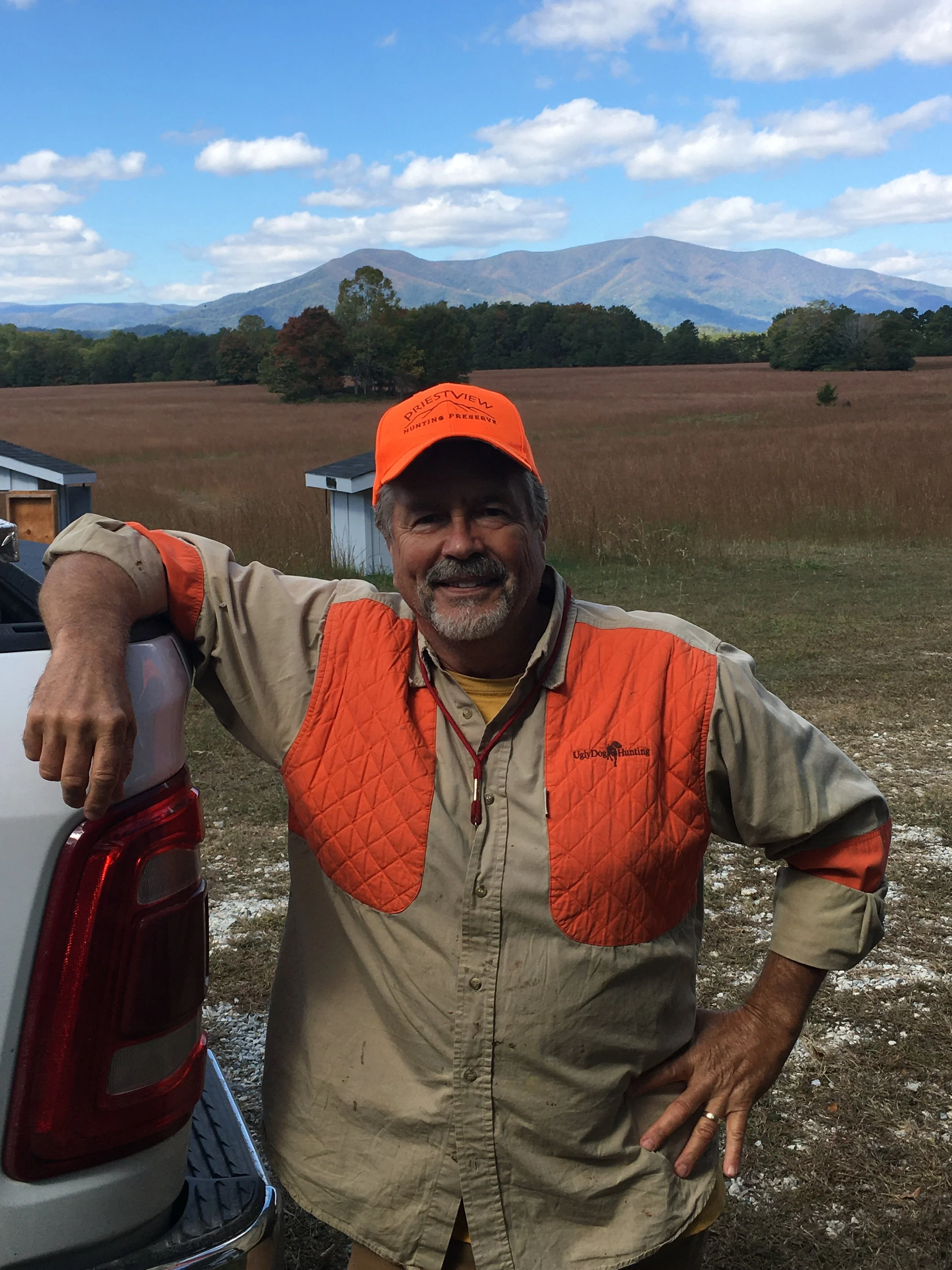 Photo of Keith Hudson in a blaze shooting shirt