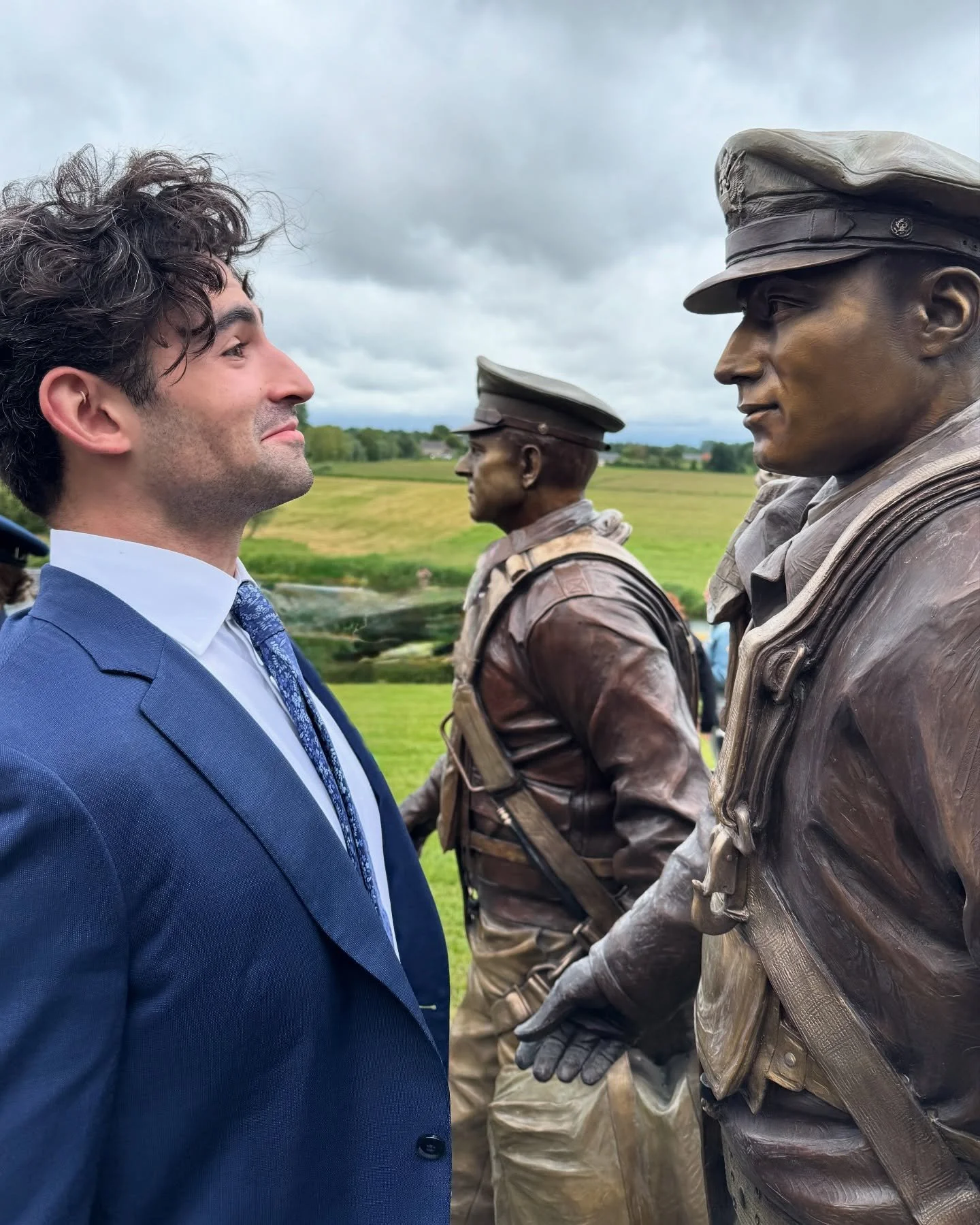Overlooking Sainte-M&egrave;re-&Eacute;glise now stands a statue of my grandpa, Robert &ldquo;Rosie&rdquo; Rosenthal, a quiet giant of a man who flew 52 combat missions in a B-17 during World War II. On D-Day, while Allied troops stormed the beaches 