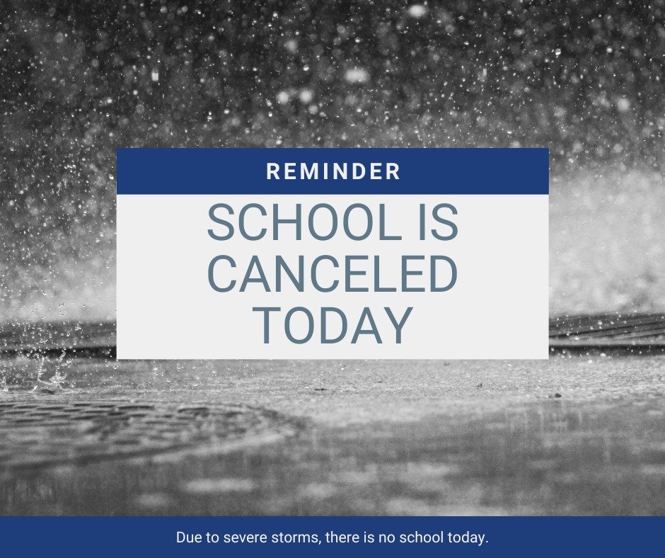 Due to dangerous storms forecasted for Monday, March 16, all Wake County schools are closed today. There is no remote learning, and there will not be a makeup day. Stay safe, everyone!