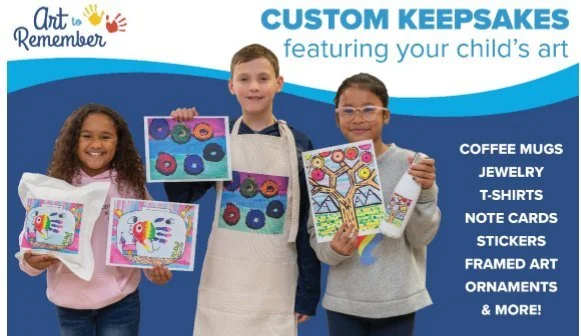 Celebrate your child&rsquo;s creativity while supporting JGMES with the Art to Remember fundraiser! Students&rsquo; original artwork can be turned into keepsakes and gifts like mugs, keychains, magnets, ornaments, and more &mdash; perfect for family 
