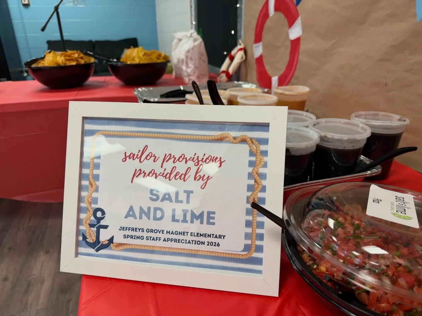 Thank you @saltlimecabo for taking care of our staff this morning after last weeks weather cancelation. Their delicious fresh coastal flavors and vibrant dishes were such a fun and thoughtful way to start the day, exactly what our team needed! If you