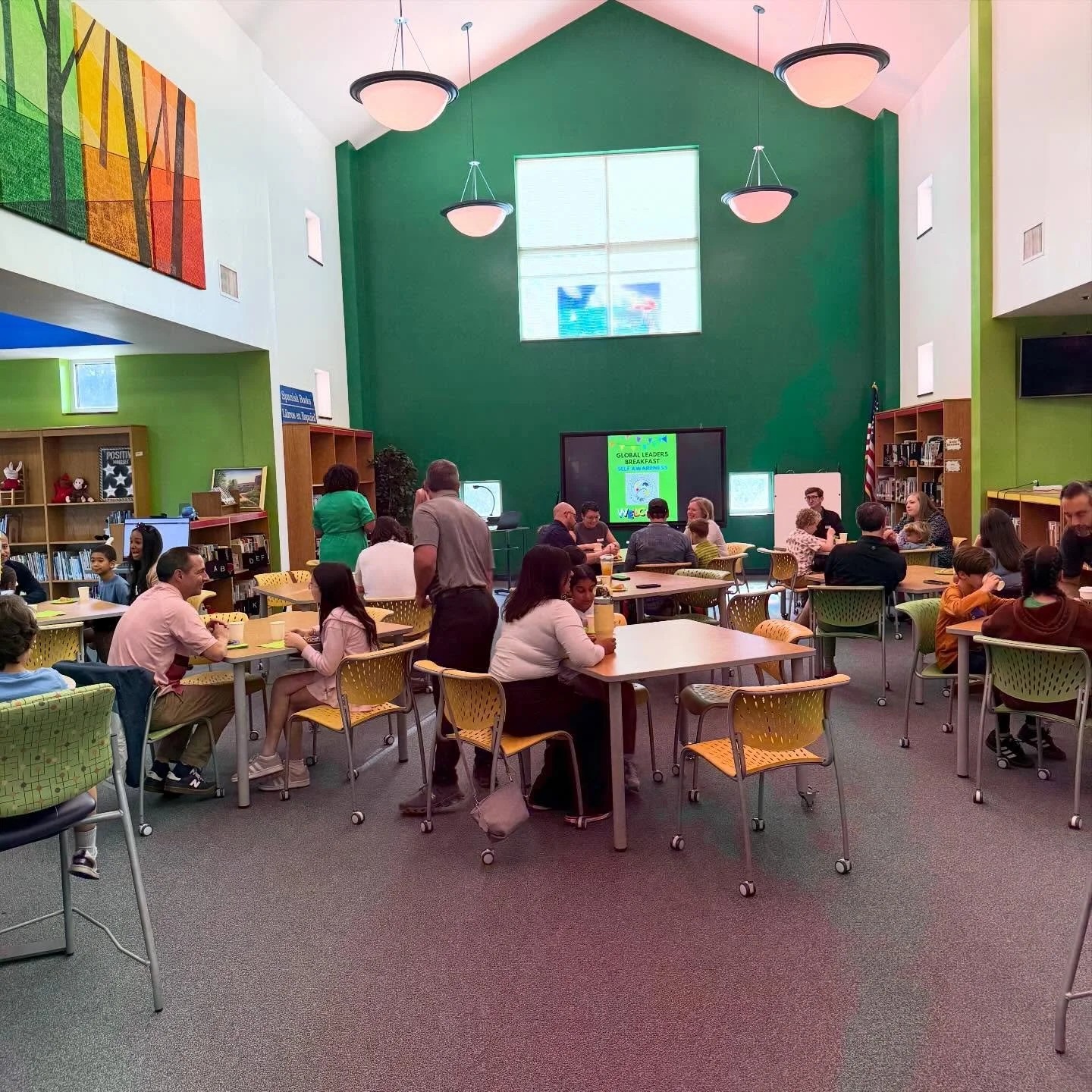 This morning, we recognized our students who were recognized for the Global Leader award for Self Awareness. These students were nominated by their teachers for being able to communicate their feelings, wants, areas for improvement, and understanding