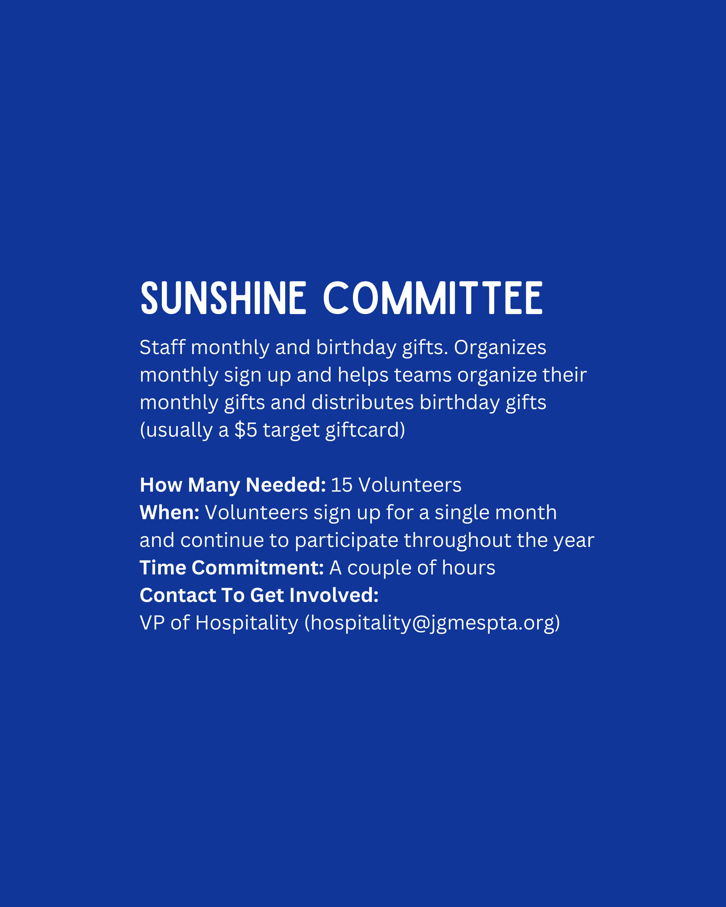 Sunshine Committee  - Community and Events.png
