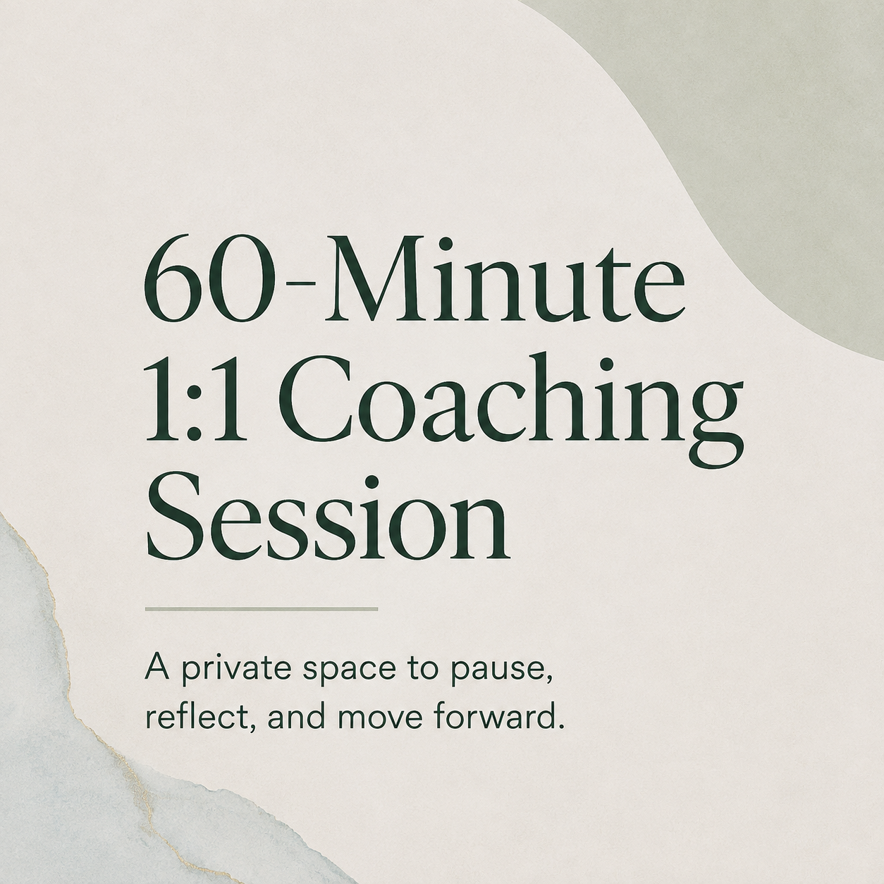 Private Coaching Session