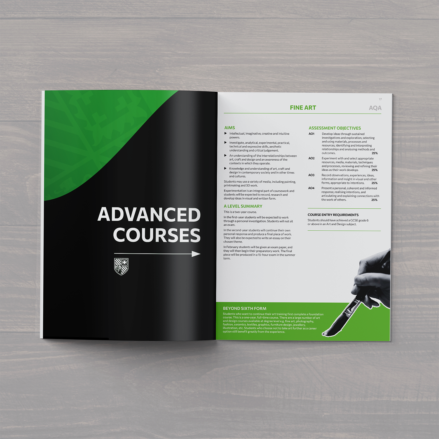 Sixth Form Prospectus designed by WHAT MUST BE DONE +