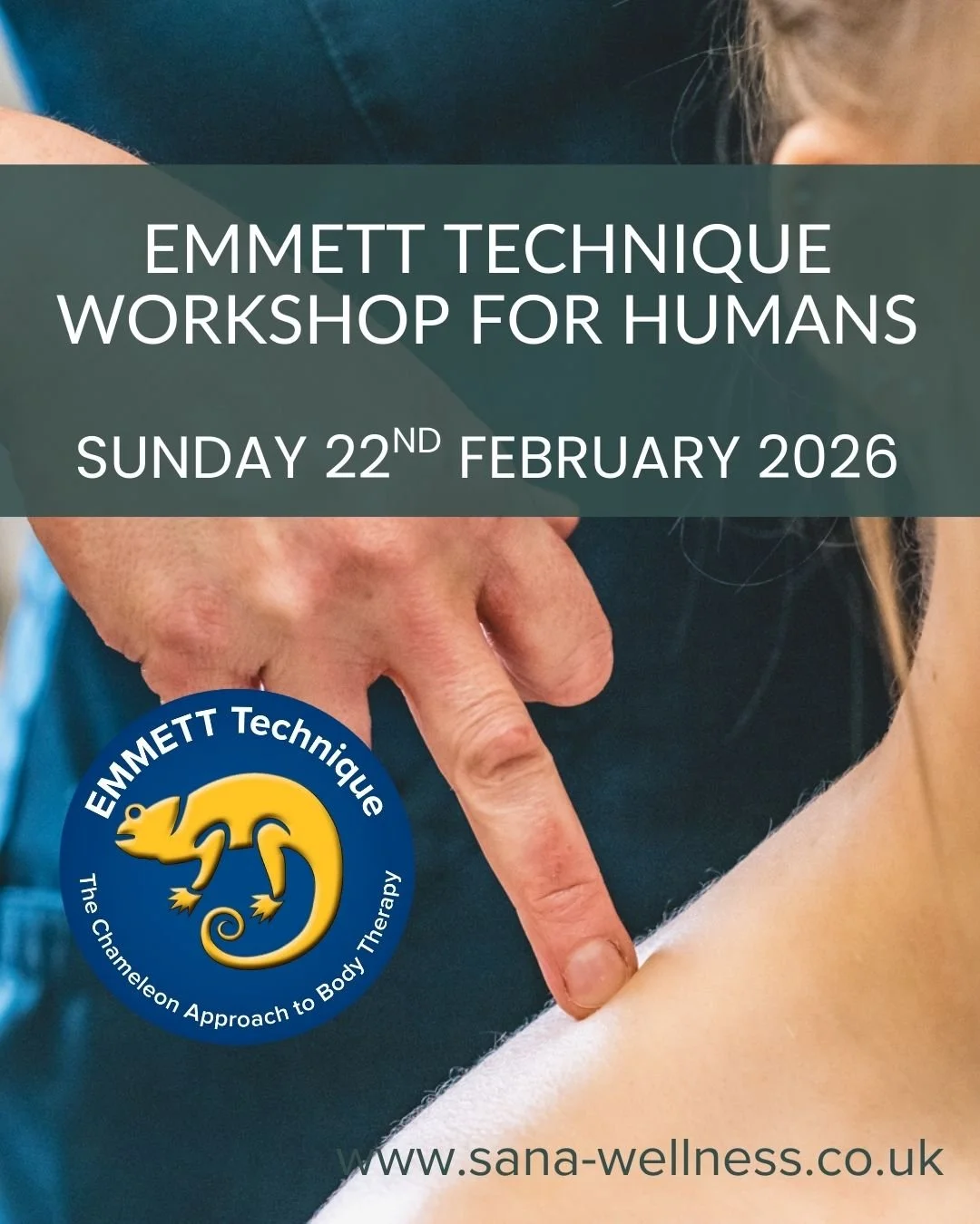 👉 EMMETT workshop &ndash; 22nd February 9am &ndash; 5pm

Come and spend a day learning a technique which will benefit your clients, friends, family and yourself.

This 8 hour introductory workshop created by Ross Emmett allows everyone the opportuni