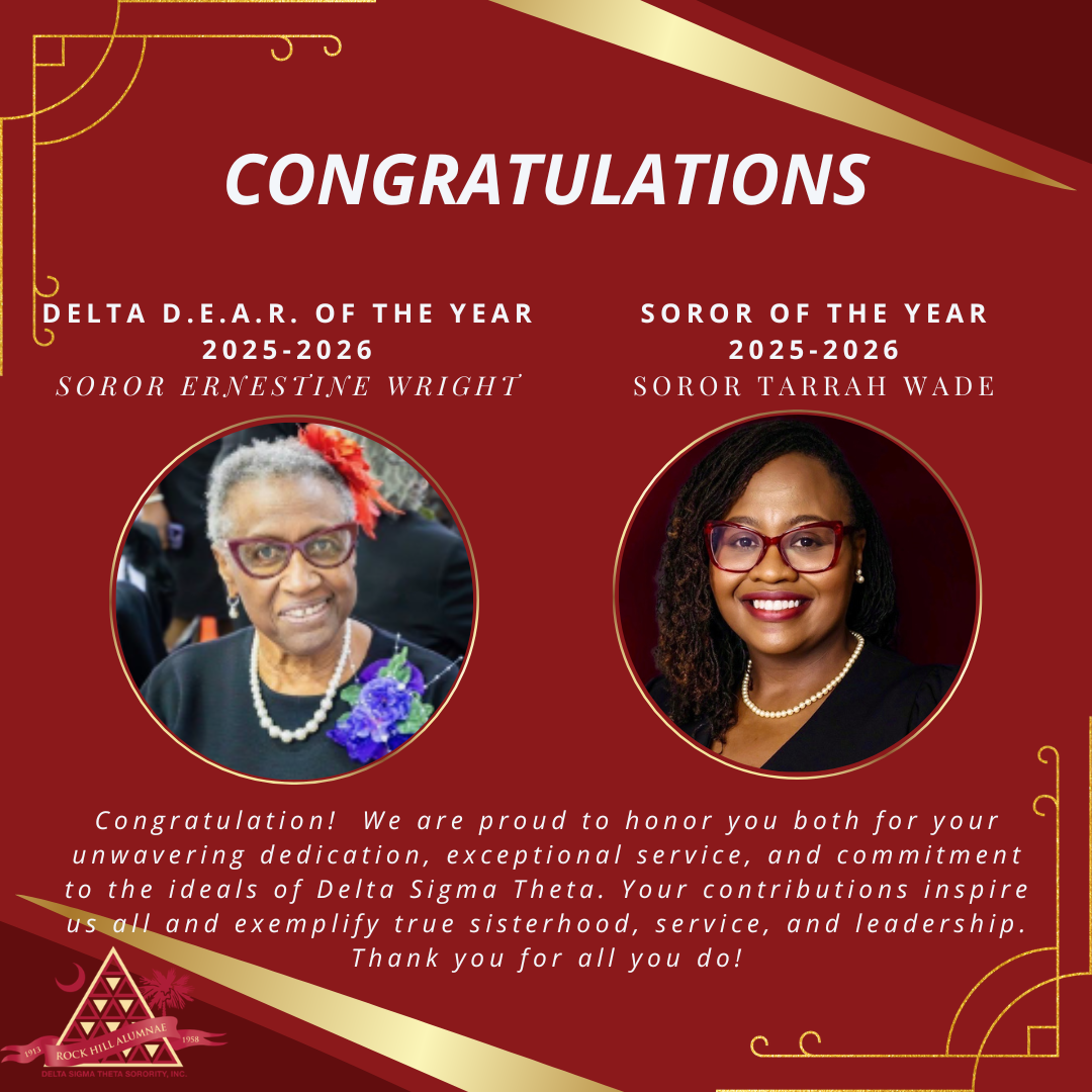 2025-2026 Soror of the Year and Delta D.E.A.R. of the Year