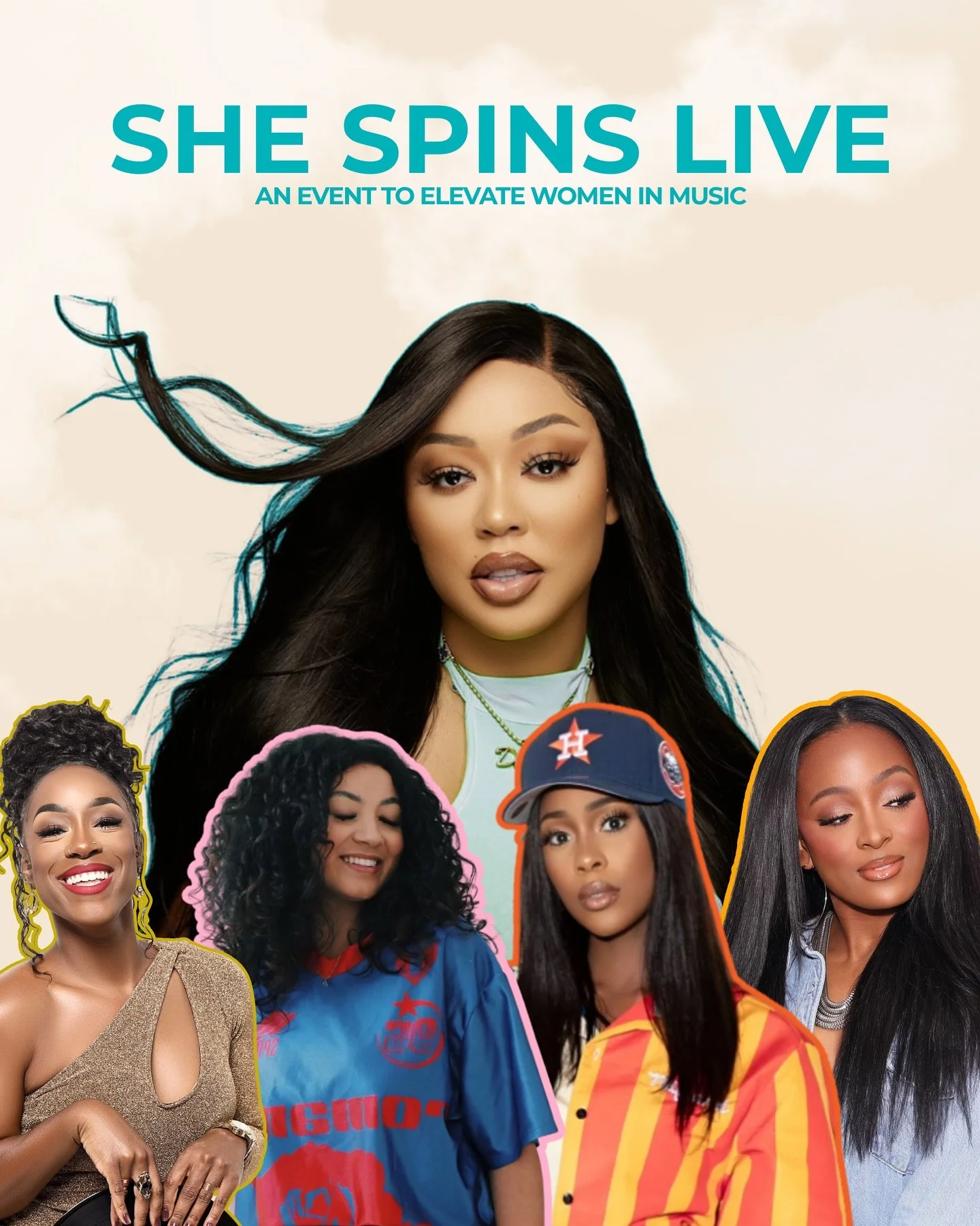 SHE SPINS LIVE Schedule ‼️ 

Who&rsquo;s coming? 👀