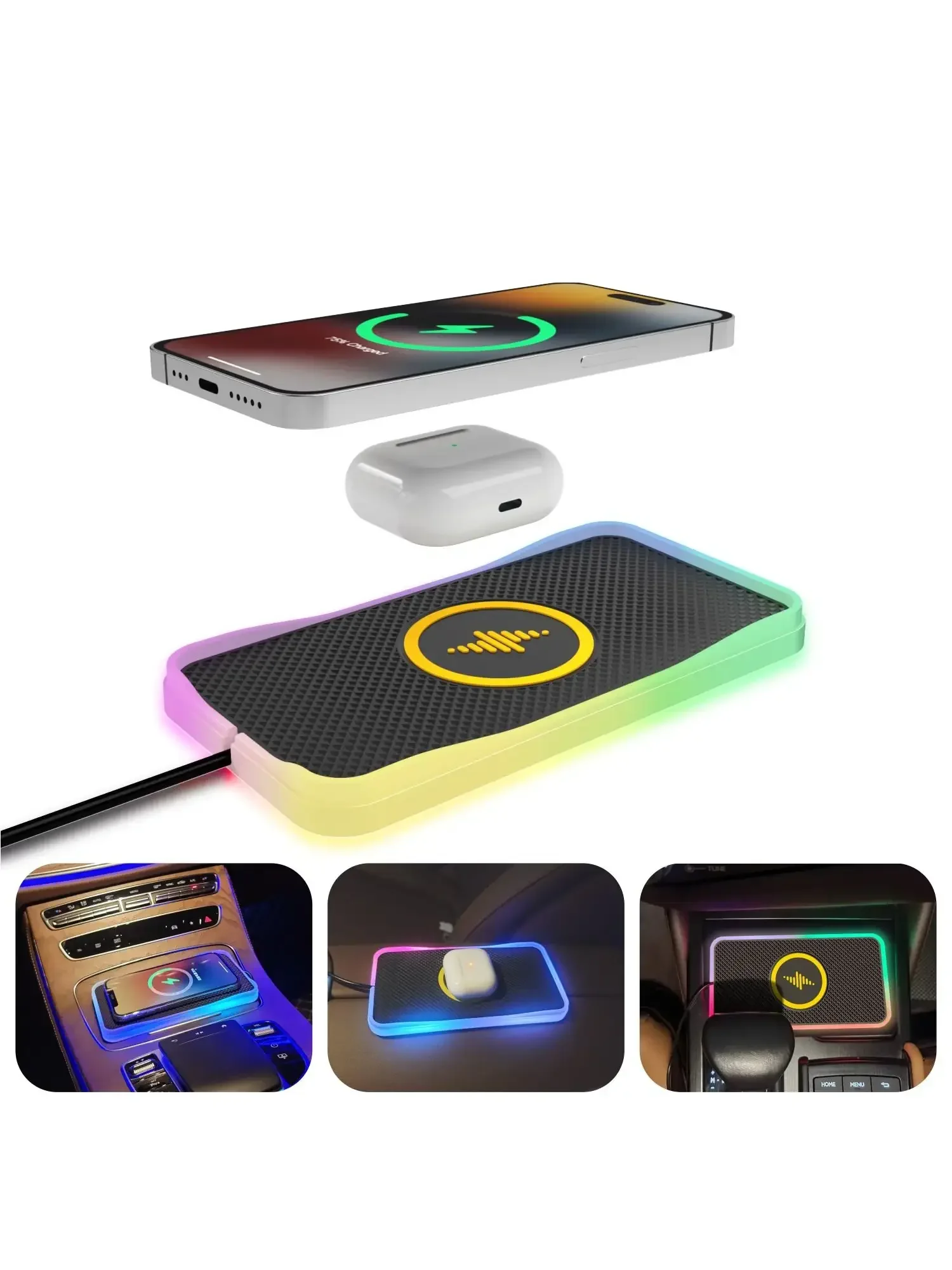 Magnetic suction wireless charger