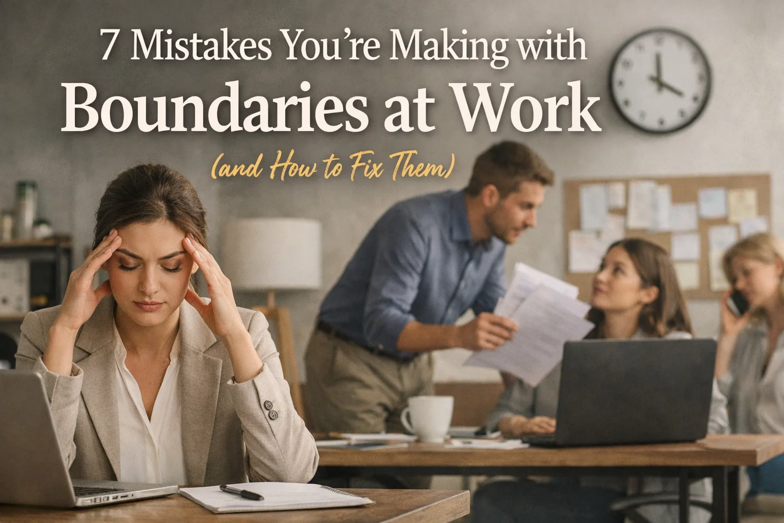 7 Mistakes You’re Making with Boundaries at Work (and How to Fix Them)