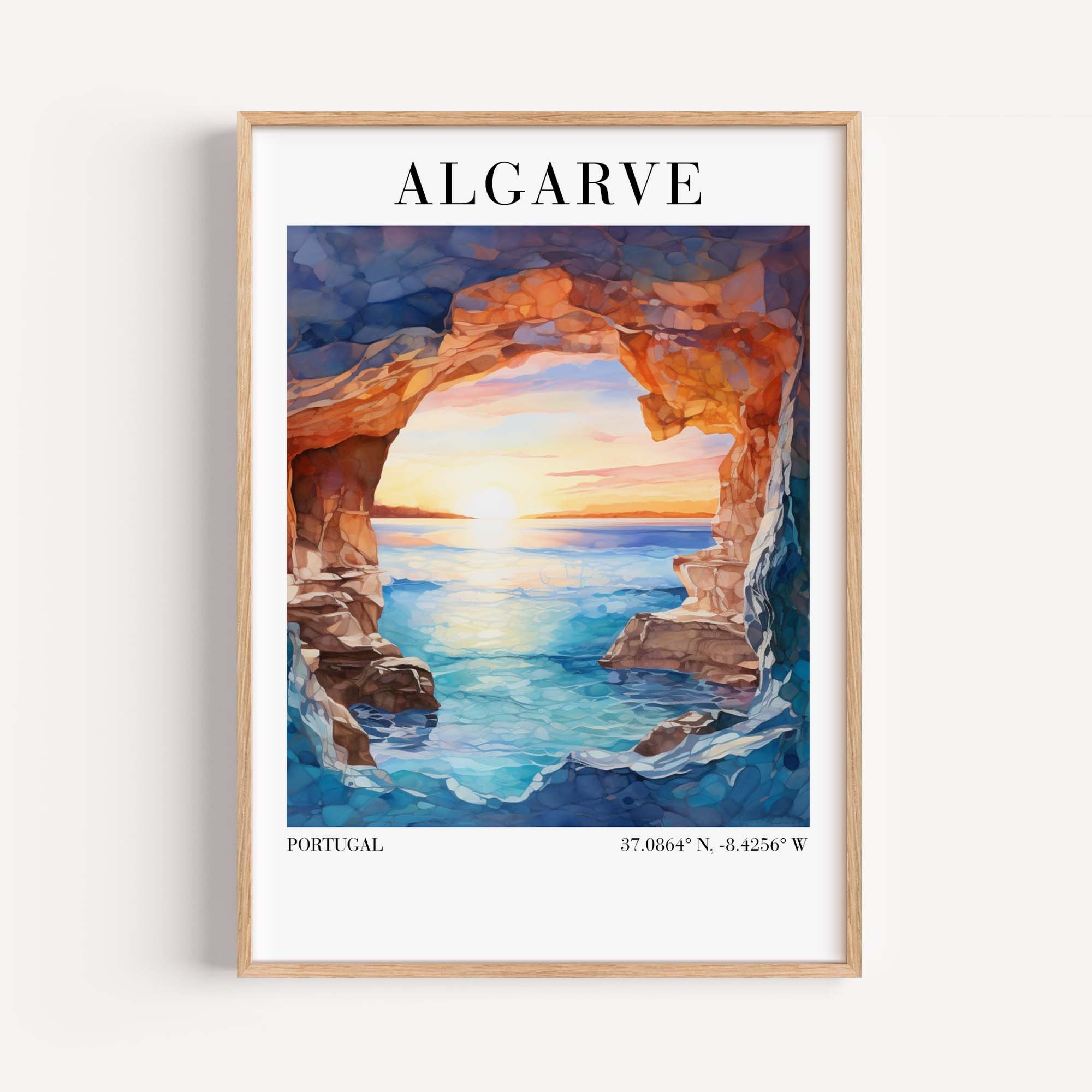 Algarve Sunset Coastal Wall Art