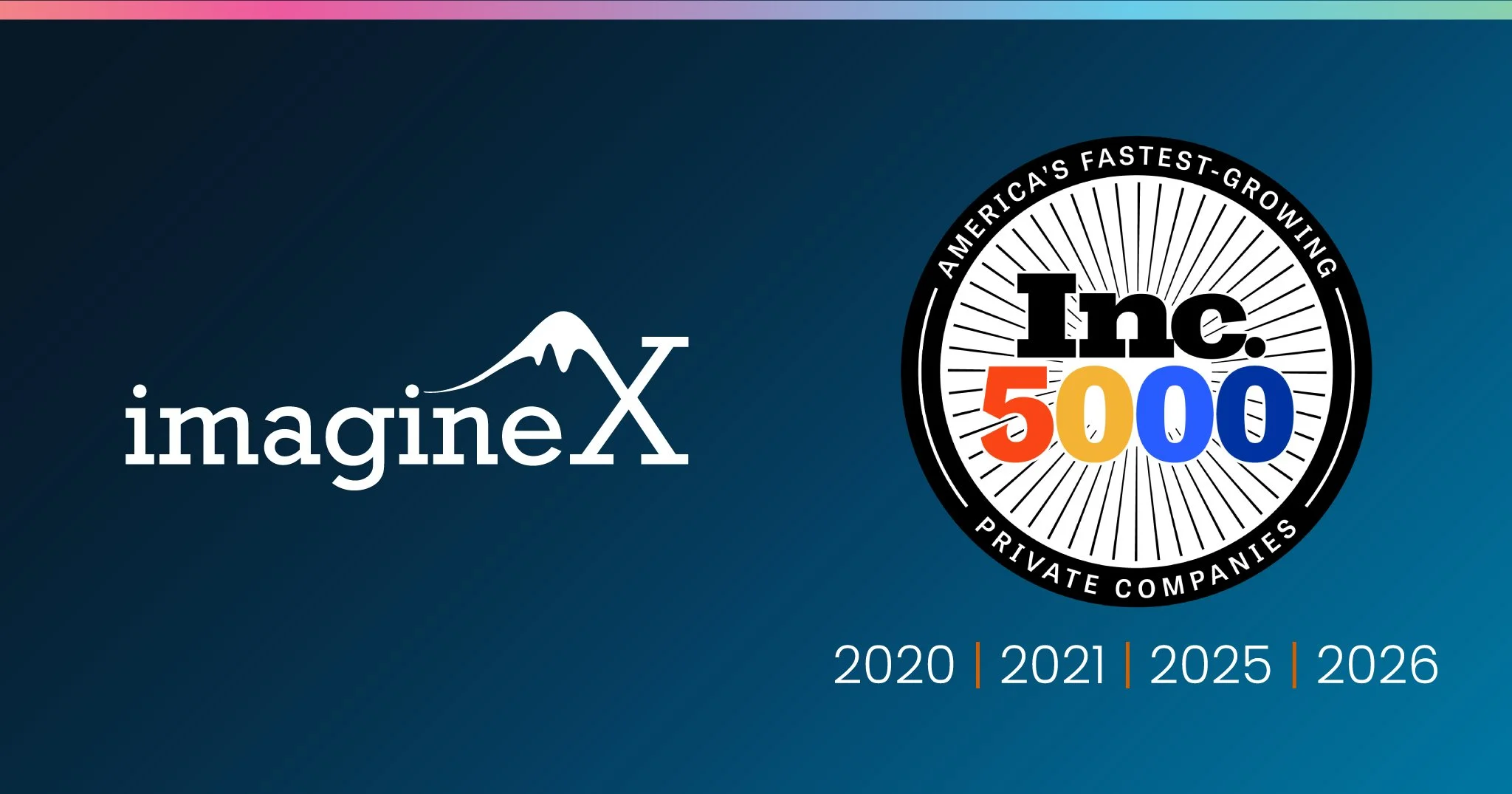 ImagineX Named to 2026 Inc. 5000 List of America’s Fastest-Growing Private Companies