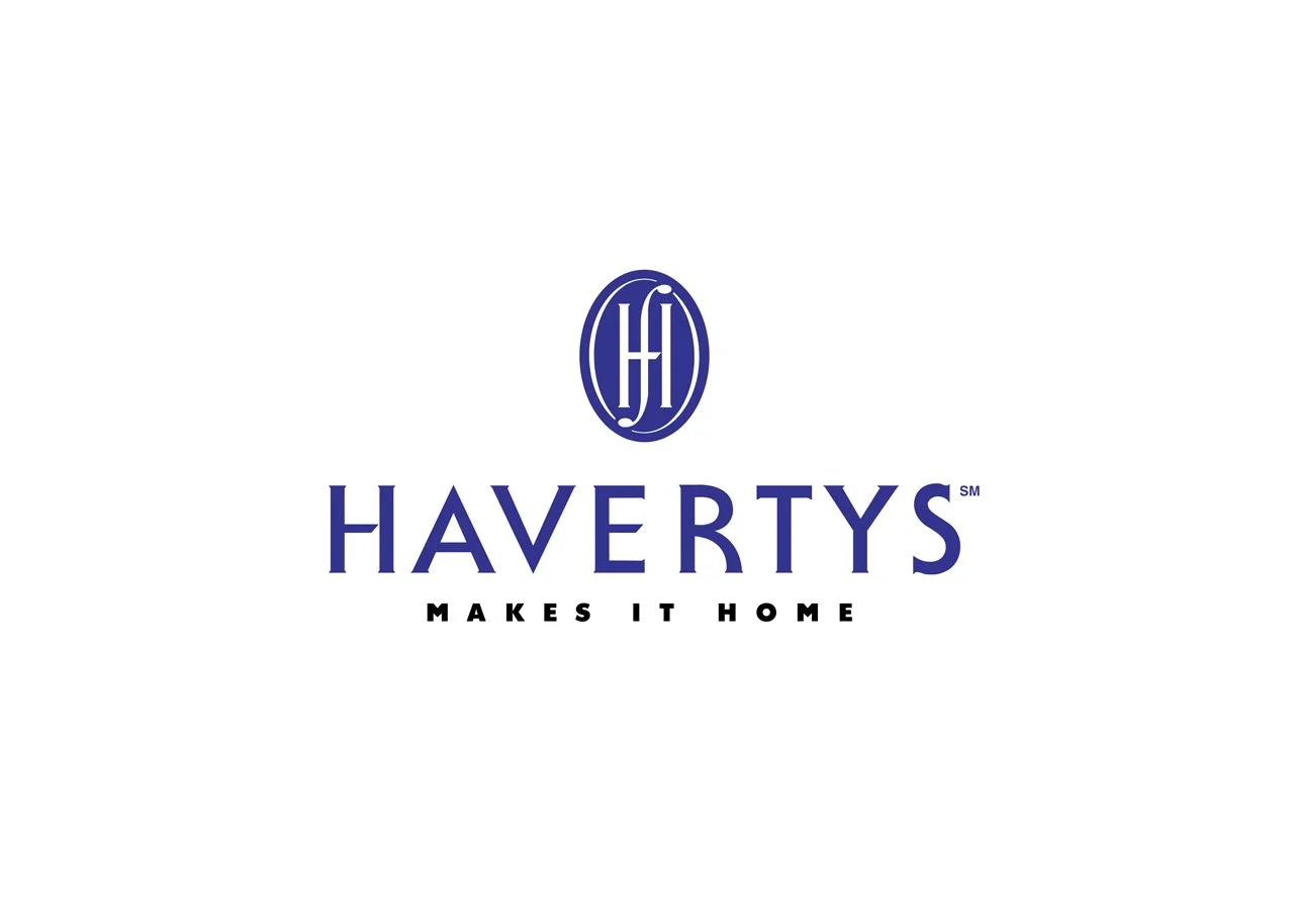 Havertys logo with the tagline "Makes It Home"