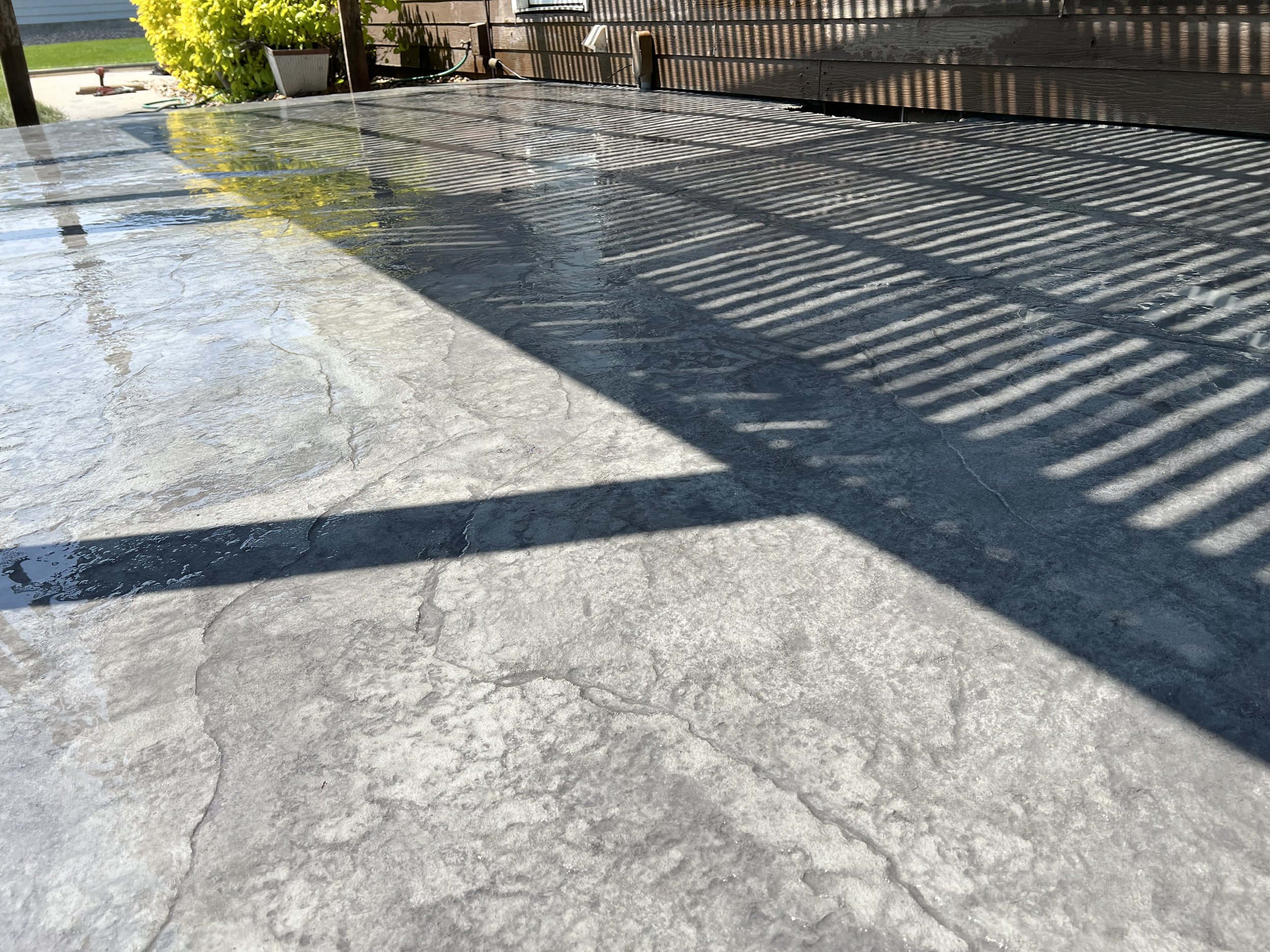 Stamped concrete 