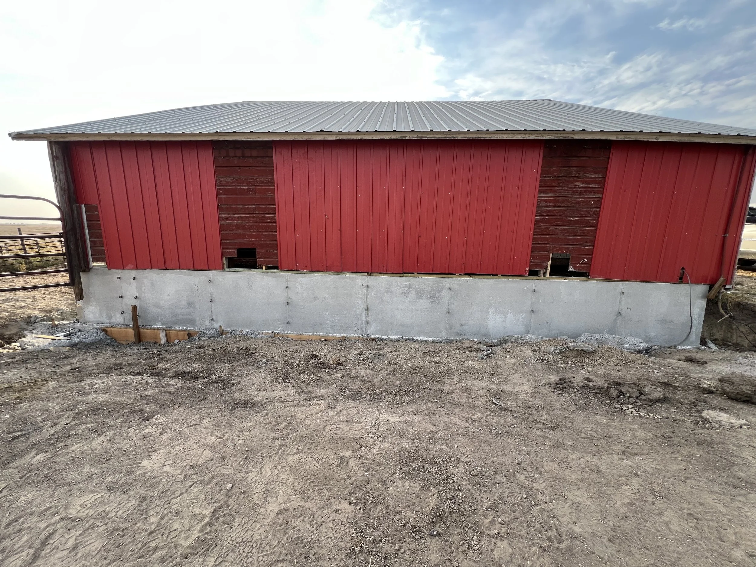 Saved this barn with a new foundation